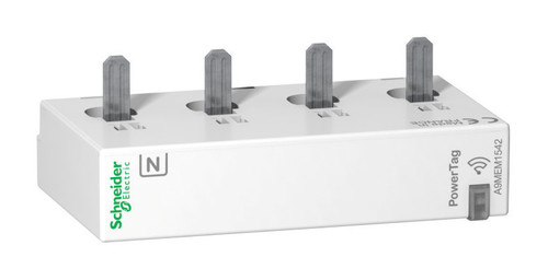 БЕСПРОВОДНЫЙ СЧЁТЧИК ACTI9 POWERTAG 63А 3P+N // 4P НИЖЕ АППАРАТА =S=, A9MEM1542