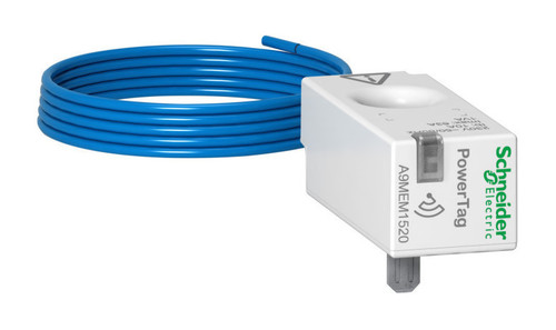 БЕСПРОВОДНЫЙ СЧЁТЧИК ACTI9 POWERTAG 63А 1P + НЕЙТРАЛЬНЫЙ ПРОВОД =S=, A9MEM1520