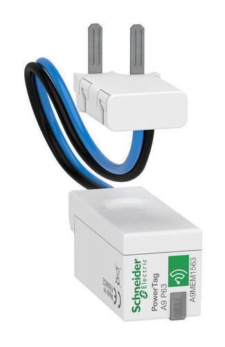 БЕСПРОВОДНЫЙ ДАТЧИК ACTI9 POWERTAG 63А RCBO 1P+N // 2P НИЖЕ АППАРАТА =S=, A9MEM1563