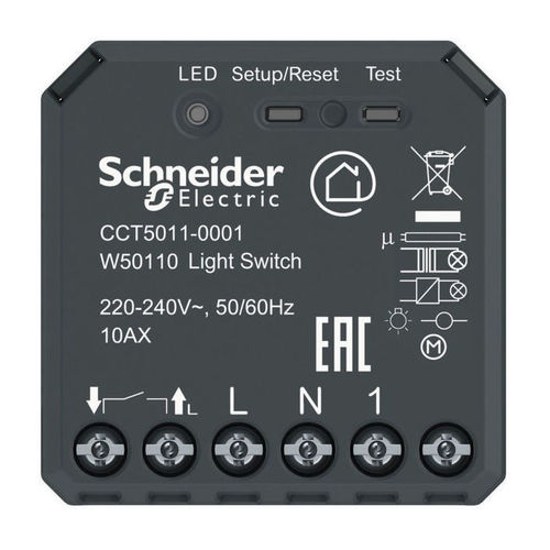 Микромодуль Wiser, релейный выключатель, 10А, deep CE60, CCT5011-0001