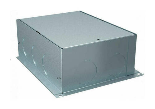 US+ Коробка установочная металлическая в бетон для лючков размером М, INS52001