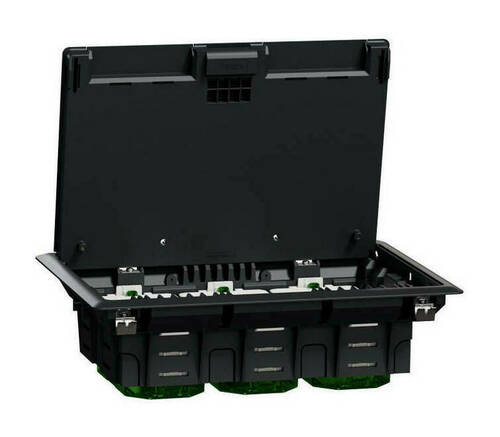 US+ Люк пластиковый размер L на 6х45 (6 постов или 12 модулей) IP20, INS52122