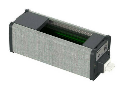 Unica System+ Блок пустой для VDI (45х90) АНТРАЦИТ//СЕРАЯ ТКАНЬ, INS44211