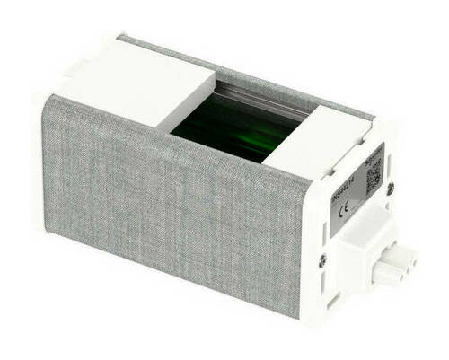 Unica System+ Блок пустой для VDI (45х45) БЕЛЫЙ//СЕРАЯ ТКАНЬ, INS44214