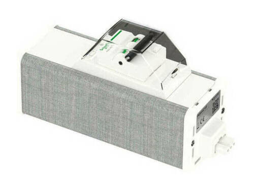 Unica System+ Блок с диф.автоматом A9D17216 БЕЛЫЙ//СЕРАЯ ТКАНЬ, INS44218