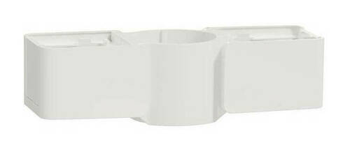 Unica System+ Заглушка блока двойная для колонн//мини-колонн БЕЛАЯ, INS44309