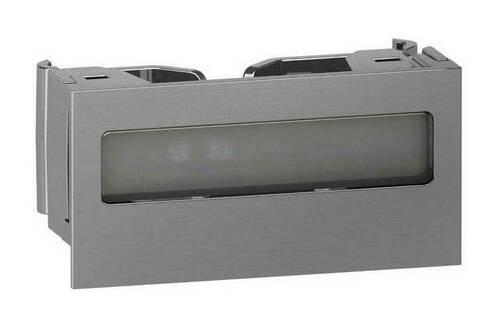 Unica System+ Держатель этикетки МЕТАЛЛИК, ISM10922