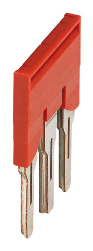 ПЕРЕМЫЧКА ДЛЯ КЛЕММНИКОВ, 3ТЧК ДЛЯ 6ММ? terminal blocks,КРАСН, NSYTRAL63