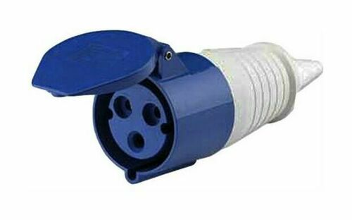 Розетка переносная 223 2Р+РЕ 32А 220В IP44 РП-102 DEKraft, 26013DEK