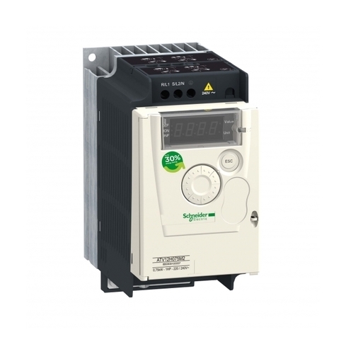 ПРЕОБР ЧАСТОТЫ ATV12 0.55КВТ 240В 1Ф 14Ш, ATV12H055M2TQ