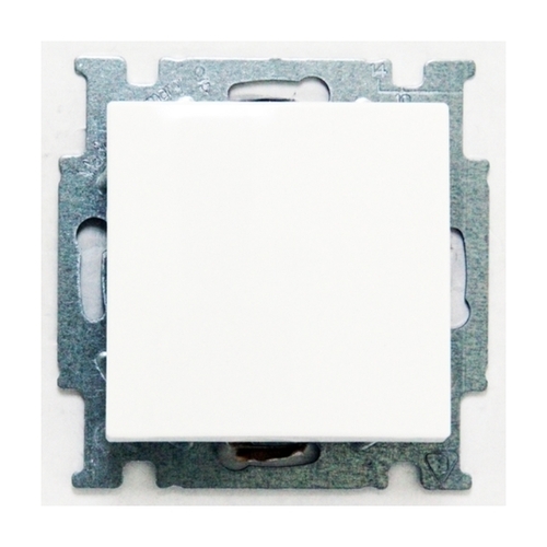 Переключатель 1-клавишный ABB BASIC55, альпийский белый, 2CKA001012A2142