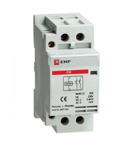 Контактор модульный КМ 40А NО+NC (2 мод.) EKF PROxima, km-2-40-11
