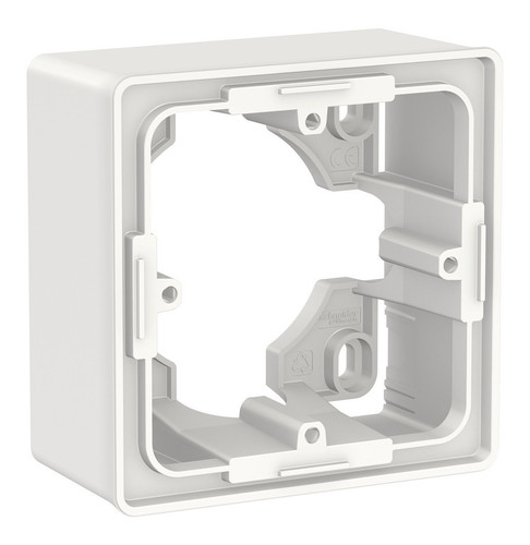 Коробка UNICA NEW для открытой установки 1-постовая белый, NU800218