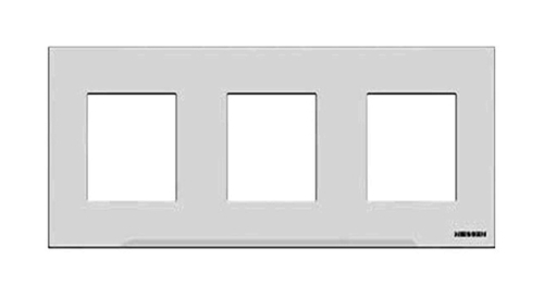 Рамка 3-постовая, серия Zenit, цвет альпийский белый, 2CLA227300N1101