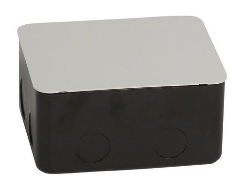 Монтажная коробка для выдвижного розеточного блока - 4 модуля - металл, 054001