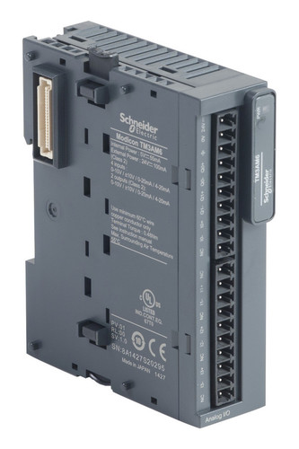 АНАЛОГ МОДУЛЬ РАСШИРЕНИЯ ТМ3- 4 АНАЛОГОВЫХ ВЫХОДА + 2 АНАЛОГОВЫХ ВХОДА, TM3AM6