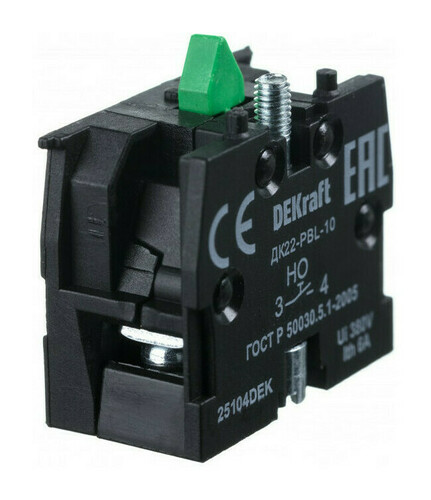 Контакт дополнительный для двойных выключа, 25104DEK