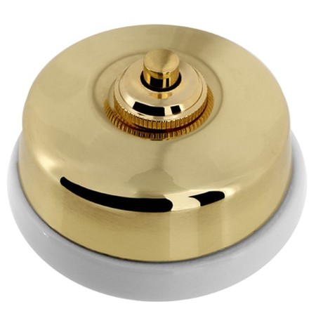 Кнопка нажимная Fontini DIMBLER, золотой, 60310552