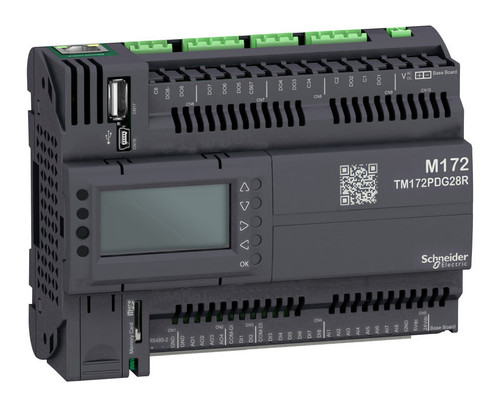 ПЛК М172, дисплей, 28 I/O, Eth, 2 MB, TM172PDG28R