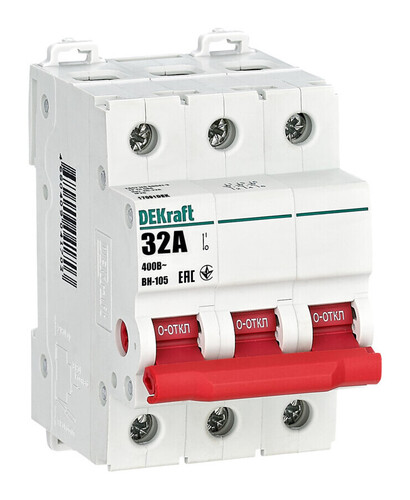 Выключатель-разъединитель 3Р 32А ВН-105, 17091DEK