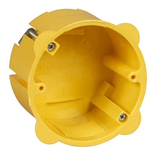 Коробка установочная 60 мм без винтов II-У.1, II-U-1