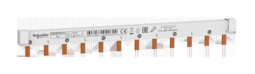 ШИНКА ГРЕБЕНЧАТАЯ 2П (L1L2) 12МОД ШАГ 18ММ 63А РАЗРЕЗАЕМАЯ, EZ9XPH212
