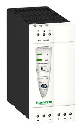 Блок питания ABL8 1-фазный вход: AC100-240V/DC120-250 выход DC24V 5A, ABL8REM24050