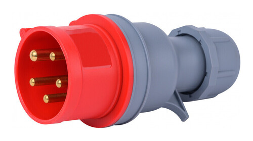 Вилка перен. 3Р+РЕ+N 32А 380В IP44 ВП-103, 26105DEK