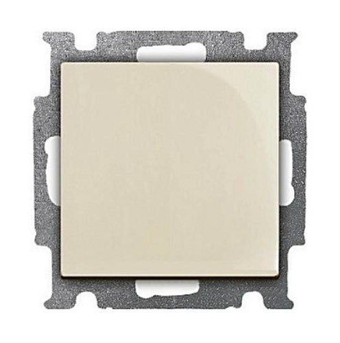 Выключатель 1-клавишный ABB BASIC55, слоновая кость, 2CKA001012A2146