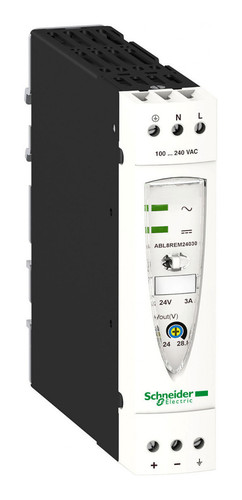Блок питания ABL8 1-фазный вход: AC100-240V/DC120-250 выход: DC24V 3A, ABL8REM24030