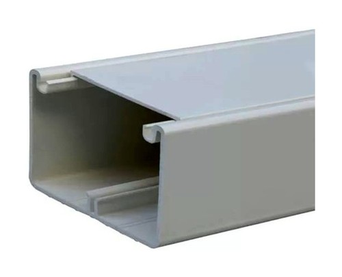 Кабель-канал Metra - 130x50 - 2 метра - с крышкой - белый, 638082