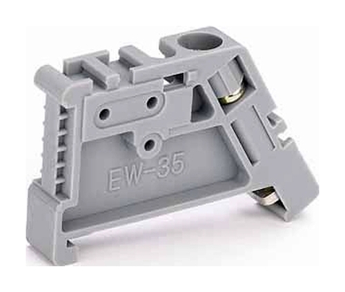 Ограничитель пластик. на DIN-рейку с 1 винтом Ф, 32057DEK