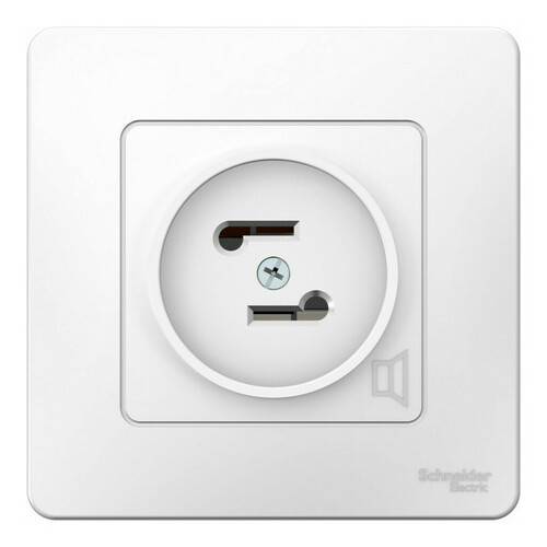 Розетка FM Systeme Electric BLANCA, оконечная, скрытый монтаж, белый, BLNPS000011