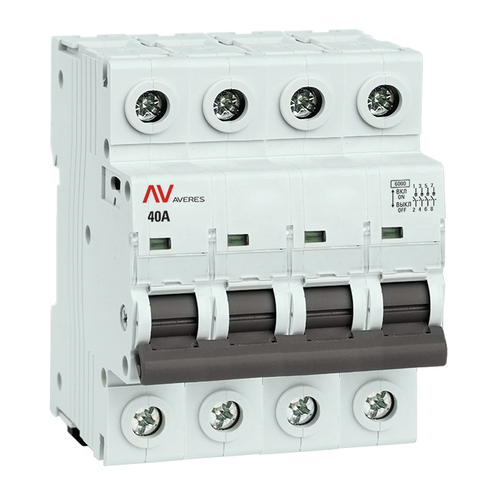 Выключатель нагрузки AVN 4P 40A EKF AVERES, avn-4-40-av