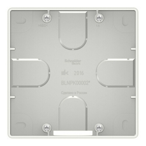 BLANCA С//У КОРОБКА ПОДЪЕМНАЯ ДЛЯ СИЛОВЫХ РОЗЕТОК, БЕЛЫЙ, BLNPK000021