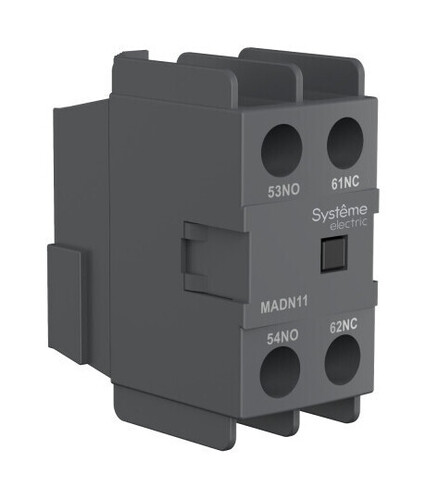 ДОП. КОНТ. БЛОК MC1D 1НО+1НЗ ФРОНТАЛЬНЫЙ МОНТАЖ, MADN11