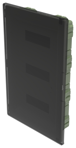 Practibox3 встраиваемый прозрачная дверь 3х12м земля+нейтраль, 401754