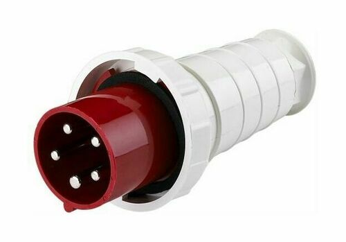 Вилка переносная 045 3Р+РЕ+N 125А 380В IP67 ВП-102 DEKraft, 26009DEK