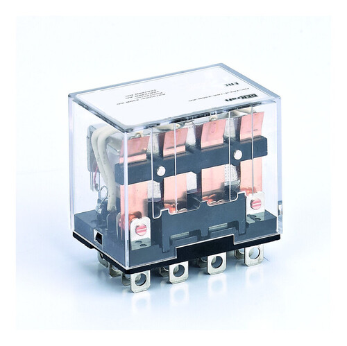 Промежуточное реле 4 конт. с LED инд. 10А 220В DC ПР-102, 23942DEK