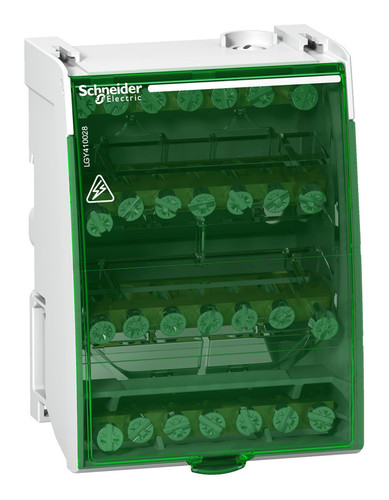 РАСПРЕДЕЛИТЕЛЬНЫЙ БЛОК ВИНТОВОЙ 4П 100А 28 ОТВЕРСТИЙ, LGY410028