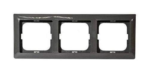 Рамка 3 поста ABB BASIC55, château-black, 2CKA001725A1508