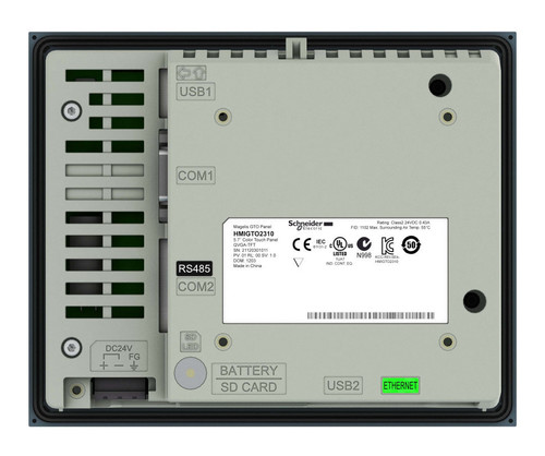 СЕНС ЦВ ТЕРМИНАЛ 5,7 320?240 RJ45 RS232/485 SUB-D Eth TCP/IP 96Mб/512кБ СЛОТ SD, HMIGTO2310