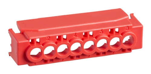 ИЗОЛИРУЮЩИЙ КОЛПАЧОК КРАСНЫЙ 8ОТВ 85ММ, 13584