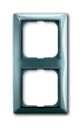 Рамка 2 поста ABB BASIC55, bistro-blue, 2CKA001725A1522