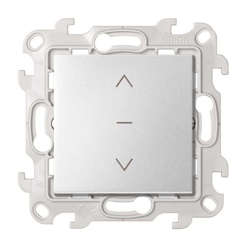 Выключатель жалюзи 3-позиционный 10A 250В~ цвета алюминий S24 Harmonie, 2420333-033