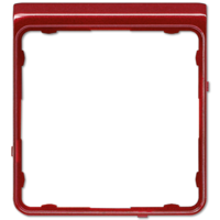 Внешняя рамка JUNG CD 500, красный металлик