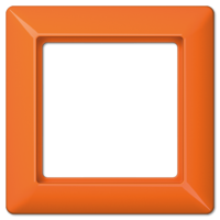 Рамка 1 пост JUNG AS 500, оранжевый