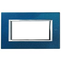 Рамка 4 модуля BTicino AXOLUTE, горизонтальная, сапфир