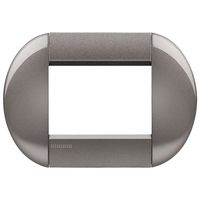 Рамка 3 модуля BTicino LIVING LIGHT, горизонтальная, коралловый