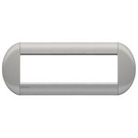 Рамка 7 модулей BTicino LIVING LIGHT, горизонтальная, кордова